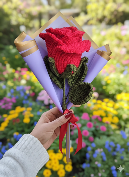 Everlasting Handmade Crochet Rose