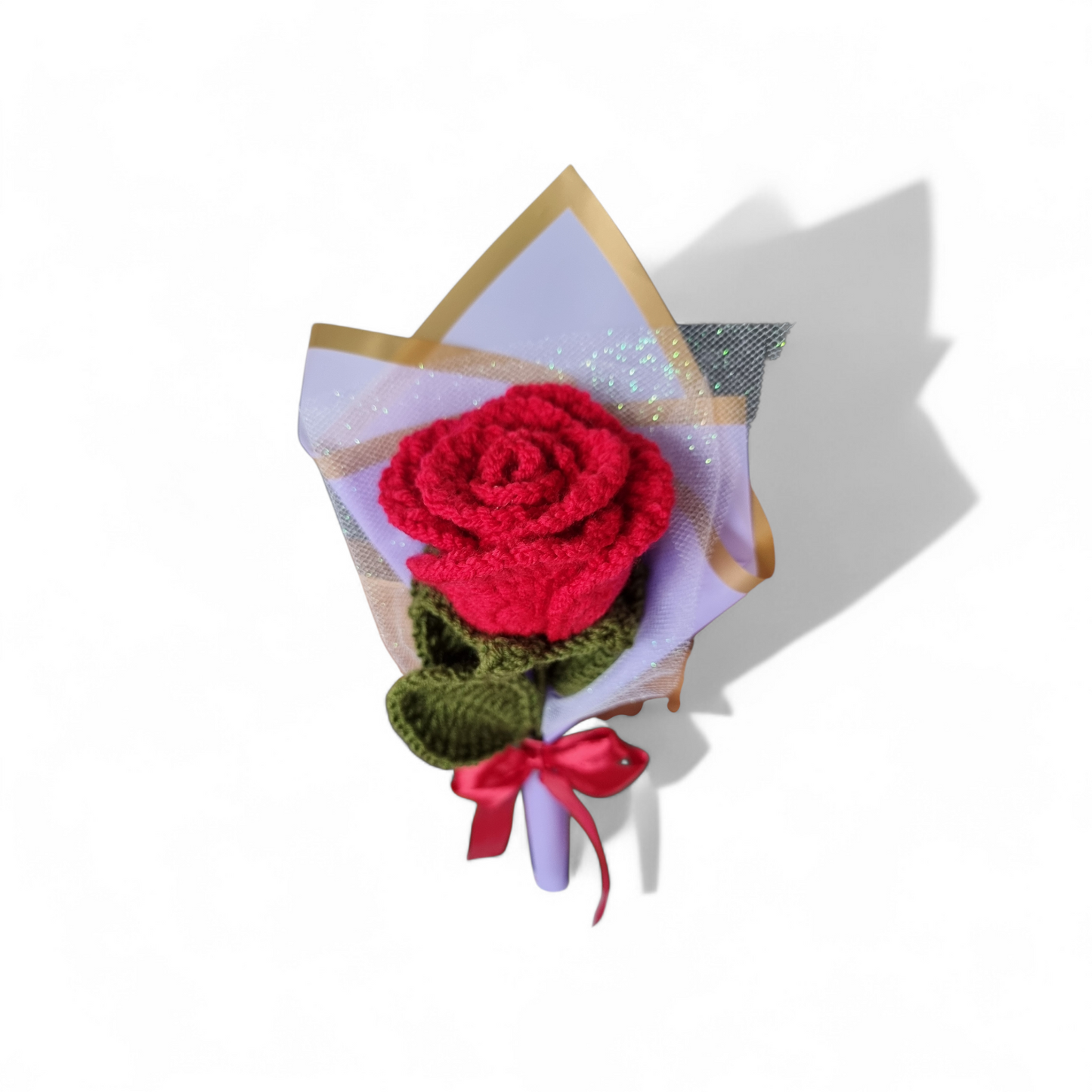 ❤️ Forever Yours – Handmade Crochet Rose Bouquet