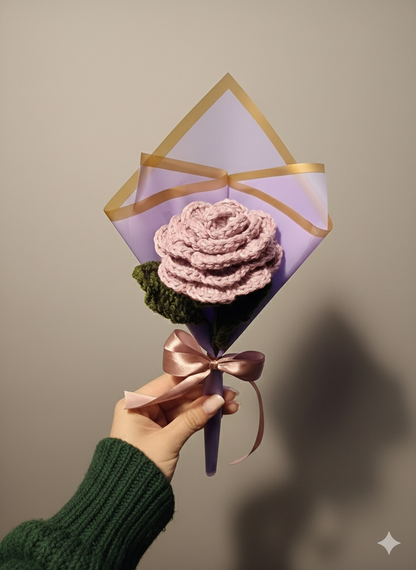 Handmade Everlasting Crochet Rose – The Perfect Keepsake Gift