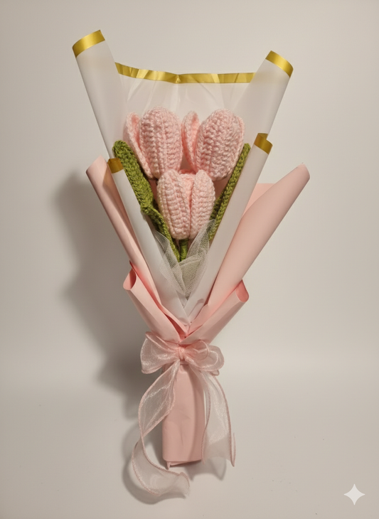 Handmade Crochet Tulip Bouquet - The Gift That Lasts Forever 🌷
